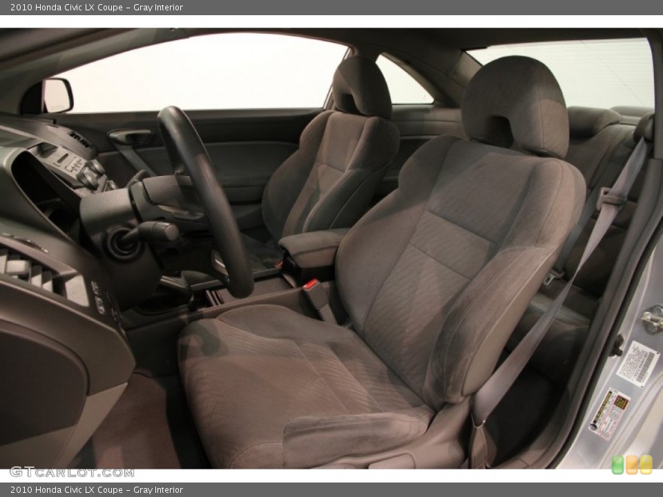 Gray Interior Front Seat for the 2010 Honda Civic LX Coupe #85120552