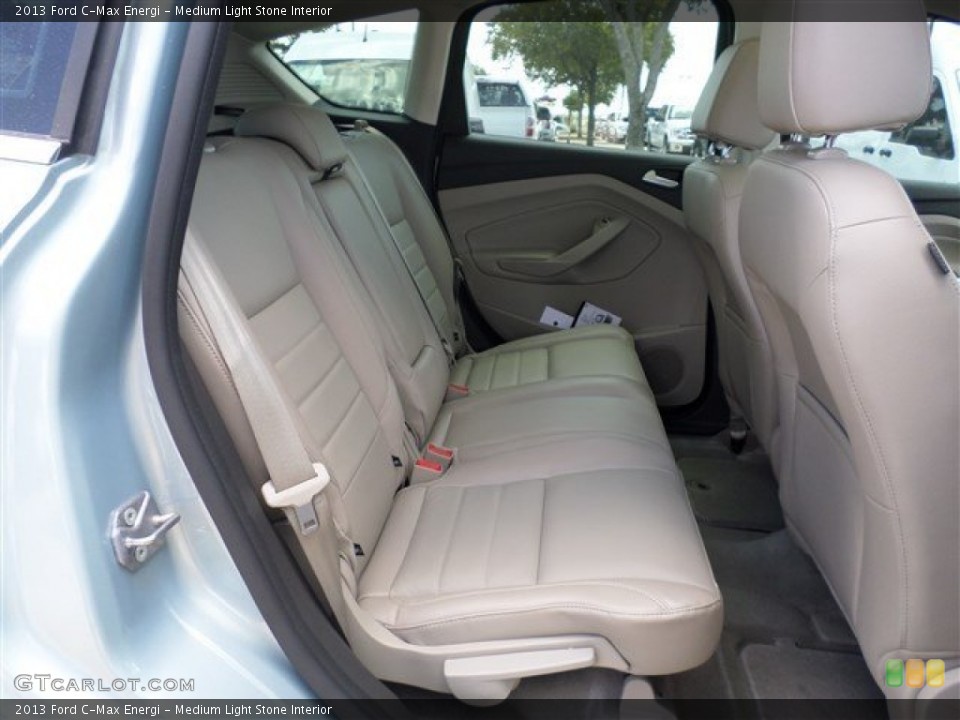 Medium Light Stone Interior Rear Seat for the 2013 Ford C-Max Energi #85121246