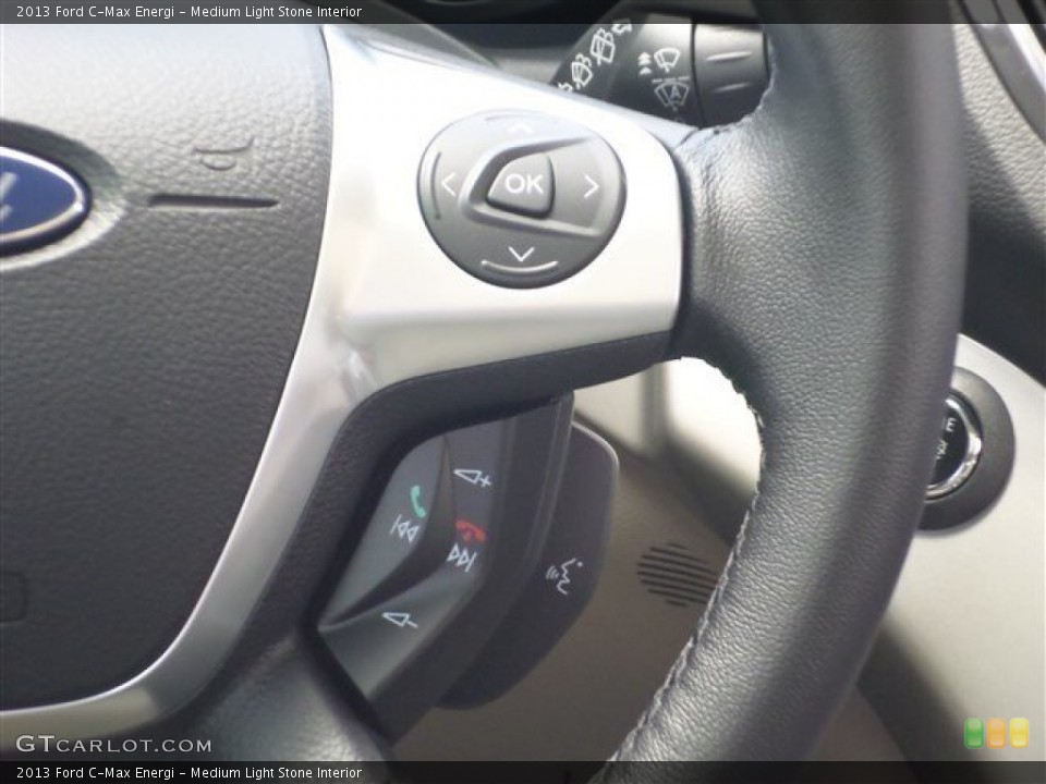 Medium Light Stone Interior Controls for the 2013 Ford C-Max Energi #85121393