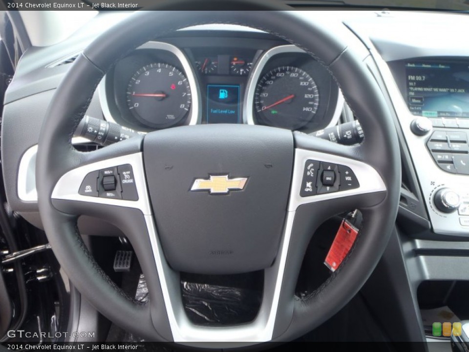 Jet Black Interior Steering Wheel for the 2014 Chevrolet Equinox LT #85122692