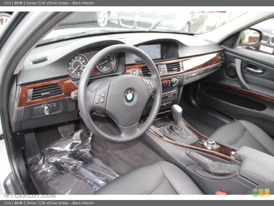 Black Interior Photo for the 2011 BMW 3 Series 328i xDrive Sedan #85124209