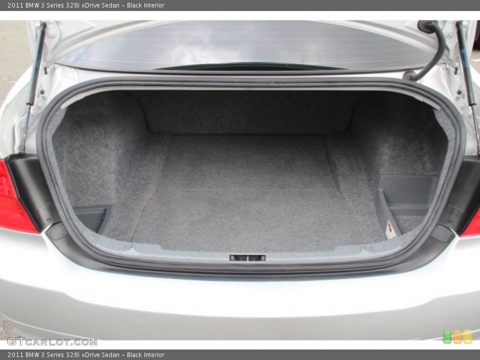 Black Interior Trunk for the 2011 BMW 3 Series 328i xDrive Sedan #85124447