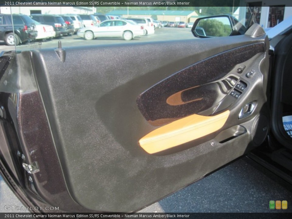 Neiman Marcus Amber/Black Interior Door Panel for the 2011 Chevrolet Camaro Neiman Marcus Edition SS/RS Convertible #85125755