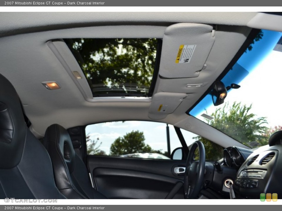 Dark Charcoal Interior Sunroof for the 2007 Mitsubishi Eclipse GT Coupe #85127297