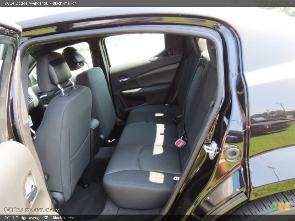 Black Interior Rear Seat for the 2014 Dodge Avenger SE #85130124