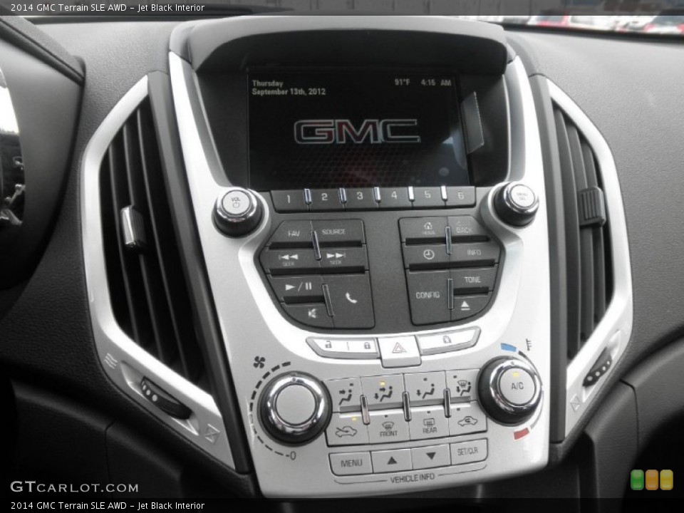 Jet Black Interior Controls for the 2014 GMC Terrain SLE AWD #85132232