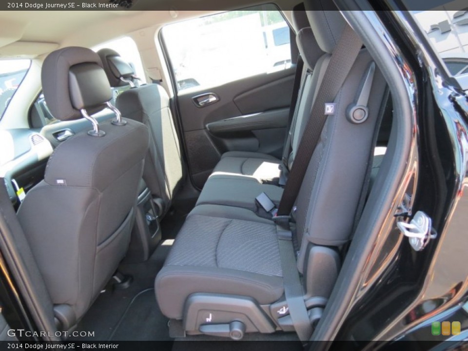 Black Interior Rear Seat for the 2014 Dodge Journey SE #85132235