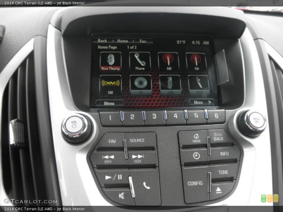 Jet Black Interior Controls for the 2014 GMC Terrain SLE AWD #85132253