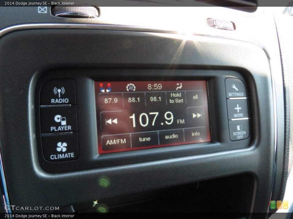 Black Interior Audio System for the 2014 Dodge Journey SE #85132355