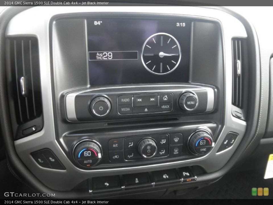 Jet Black Interior Controls for the 2014 GMC Sierra 1500 SLE Double Cab 4x4 #85132874