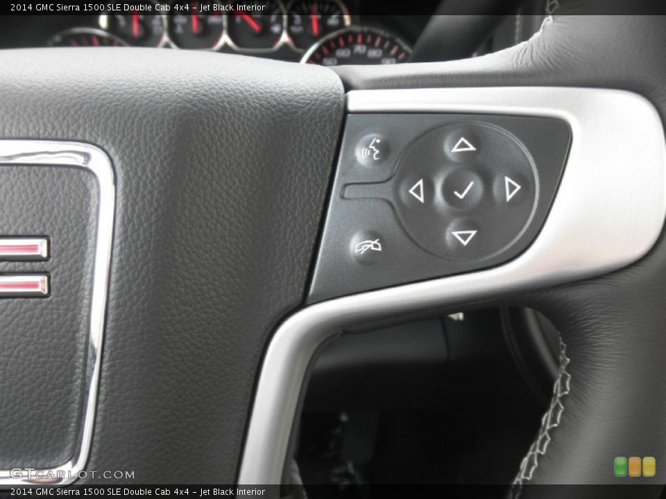 Jet Black Interior Controls for the 2014 GMC Sierra 1500 SLE Double Cab 4x4 #85133111