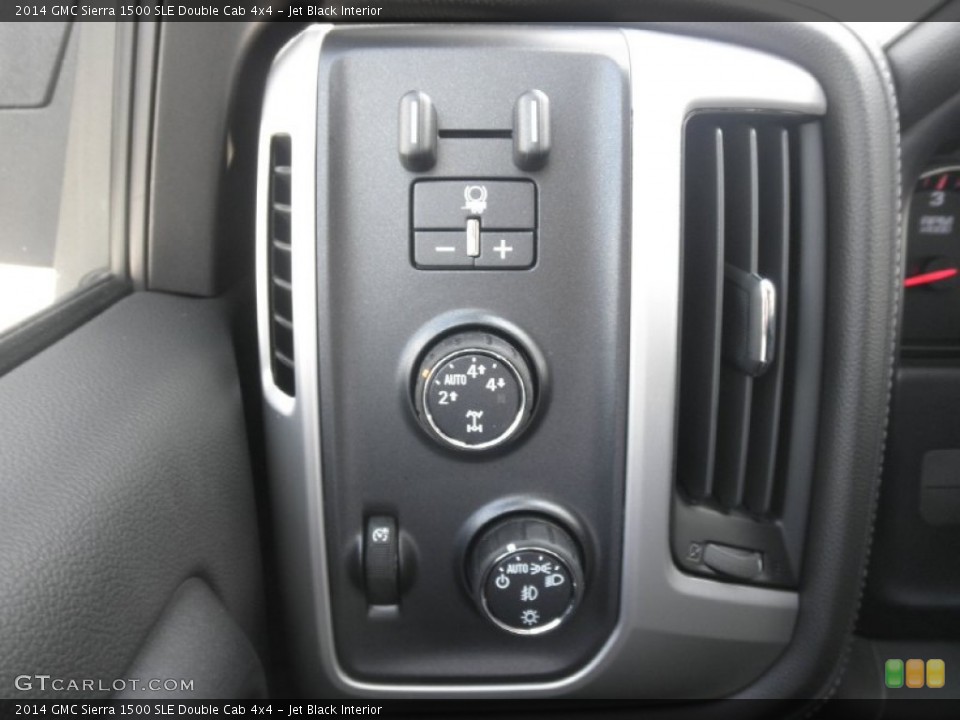 Jet Black Interior Controls for the 2014 GMC Sierra 1500 SLE Double Cab 4x4 #85133210