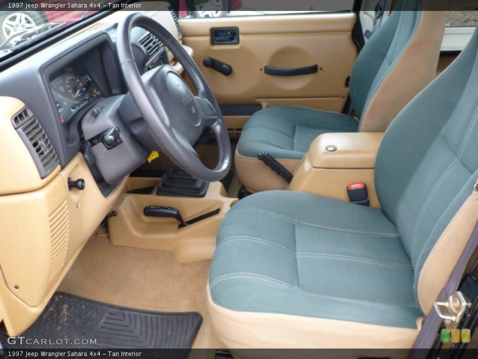 Tan Interior Photo for the 1997 Jeep Wrangler Sahara 4x4 #85133339