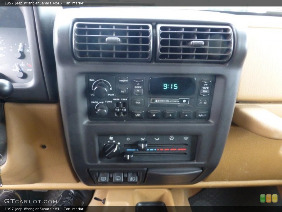 Tan Interior Controls for the 1997 Jeep Wrangler Sahara 4x4 #85133453