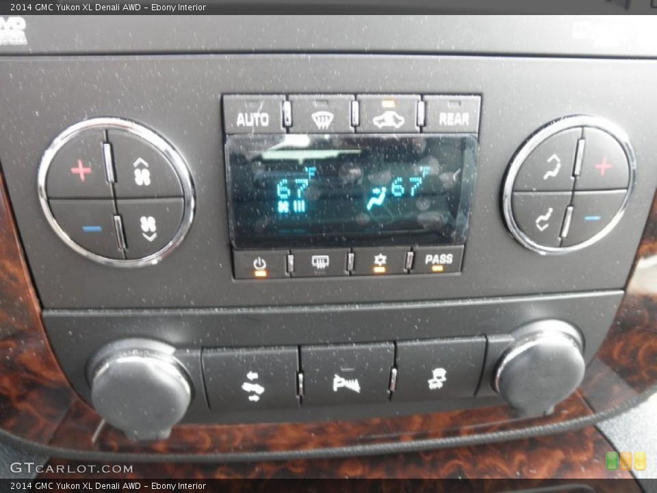 Ebony Interior Controls for the 2014 GMC Yukon XL Denali AWD #85134704