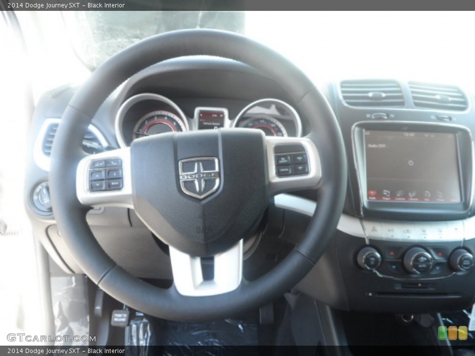Black Interior Steering Wheel for the 2014 Dodge Journey SXT #85135595