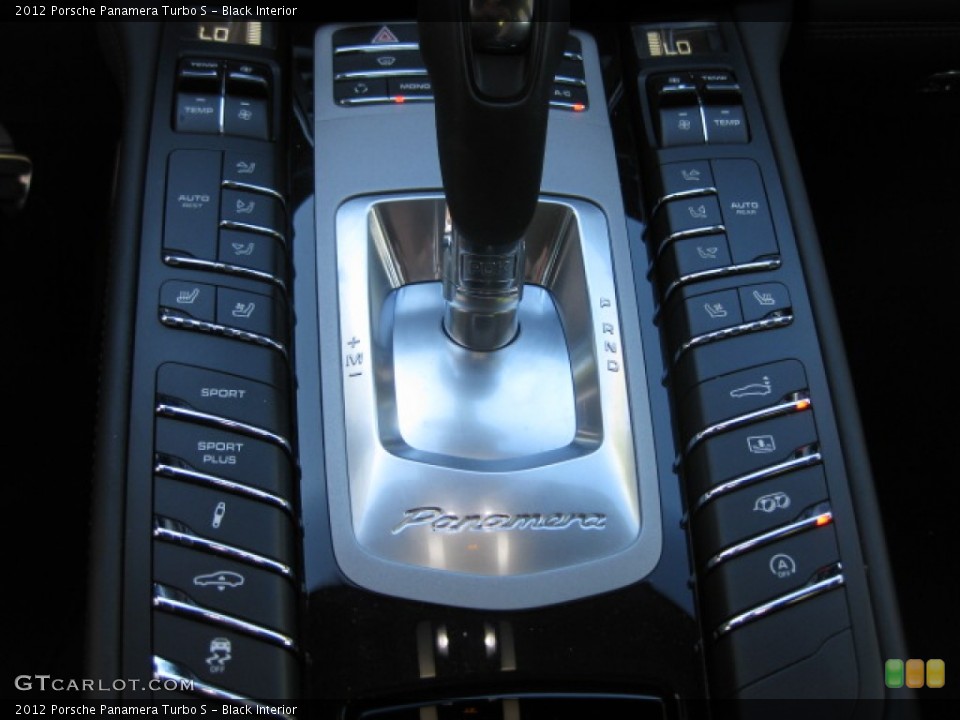 Black Interior Controls for the 2012 Porsche Panamera Turbo S #85135652
