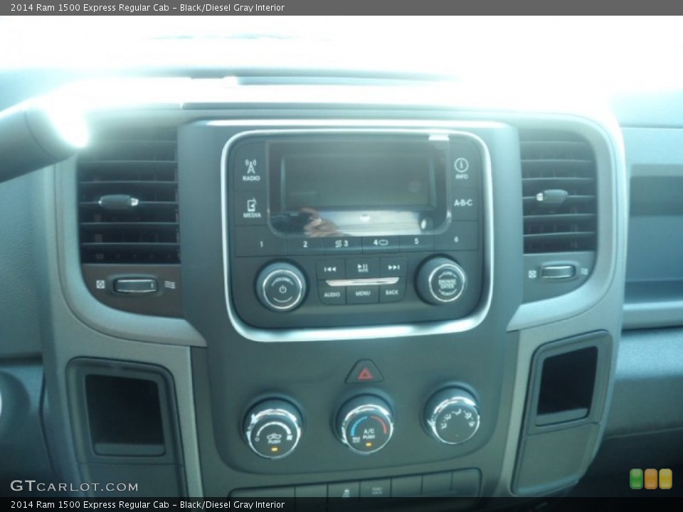 Black/Diesel Gray Interior Controls for the 2014 Ram 1500 Express Regular Cab #85136087