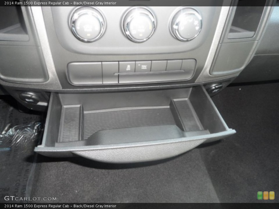 Black/Diesel Gray Interior Controls for the 2014 Ram 1500 Express Regular Cab #85136108