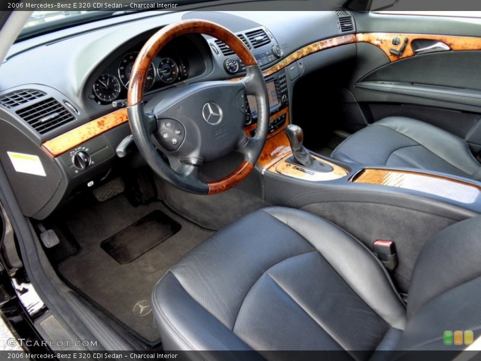Charcoal Interior Photo for the 2006 Mercedes-Benz E 320 CDI Sedan #85142921