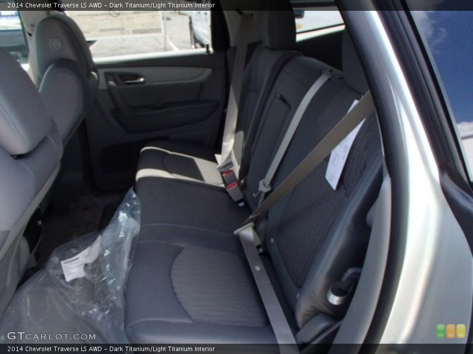 Dark Titanium/Light Titanium Interior Rear Seat for the 2014 Chevrolet Traverse LS AWD #85144062