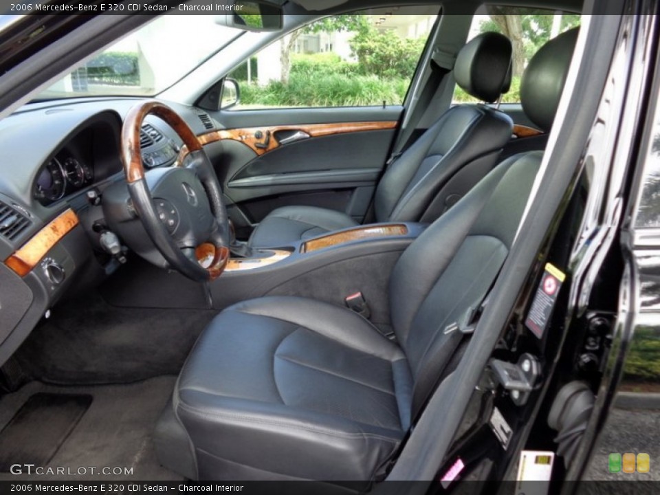 Charcoal Interior Photo for the 2006 Mercedes-Benz E 320 CDI Sedan #85144405
