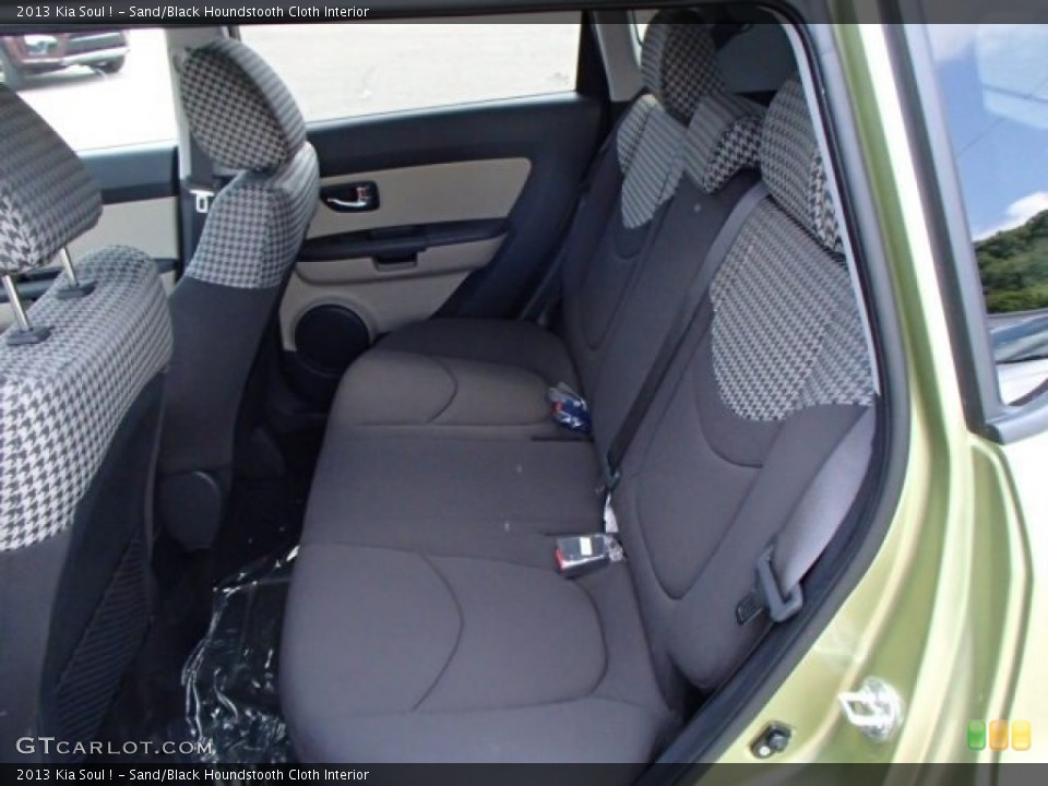 Sand/Black Houndstooth Cloth Interior Rear Seat for the 2013 Kia Soul ! #85145777