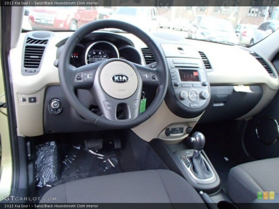 Sand/Black Houndstooth Cloth Interior Dashboard for the 2013 Kia Soul ! #85145795