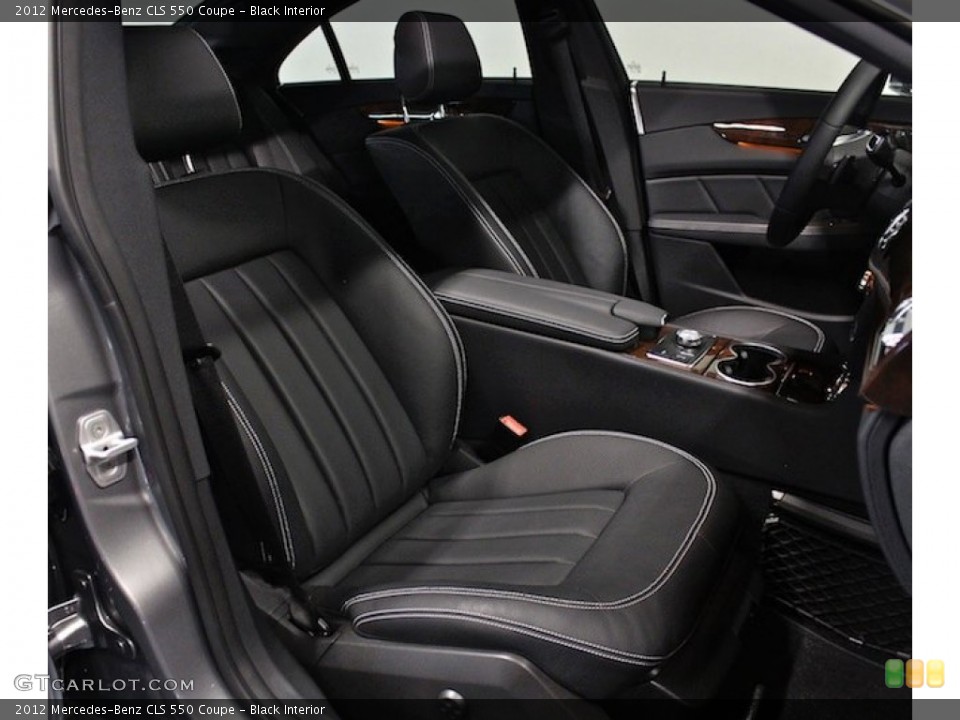 Black Interior Front Seat for the 2012 Mercedes-Benz CLS 550 Coupe #85146404
