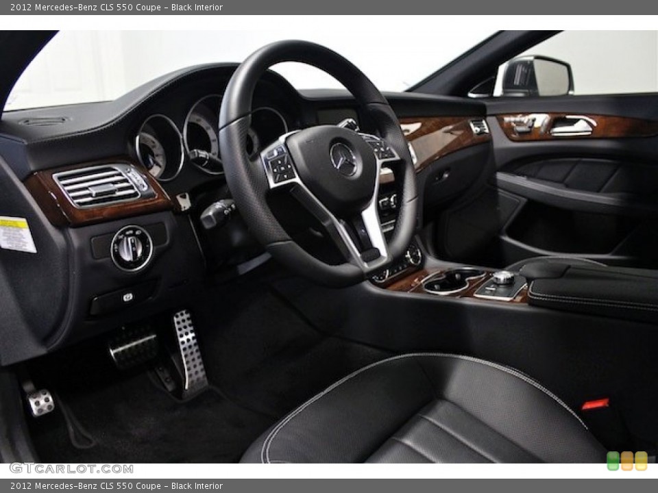 Black Interior Photo for the 2012 Mercedes-Benz CLS 550 Coupe #85146449