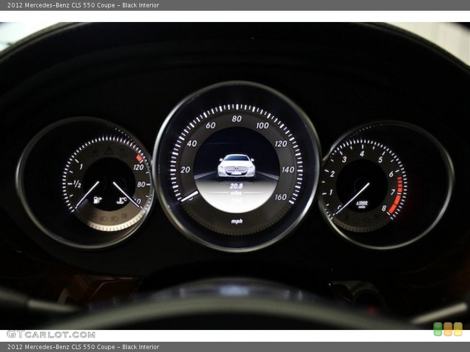 Black Interior Gauges for the 2012 Mercedes-Benz CLS 550 Coupe #85146503
