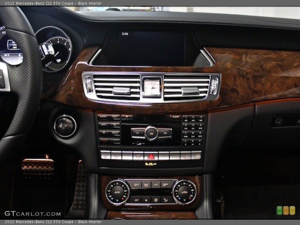 Black Interior Controls for the 2012 Mercedes-Benz CLS 550 Coupe #85146584