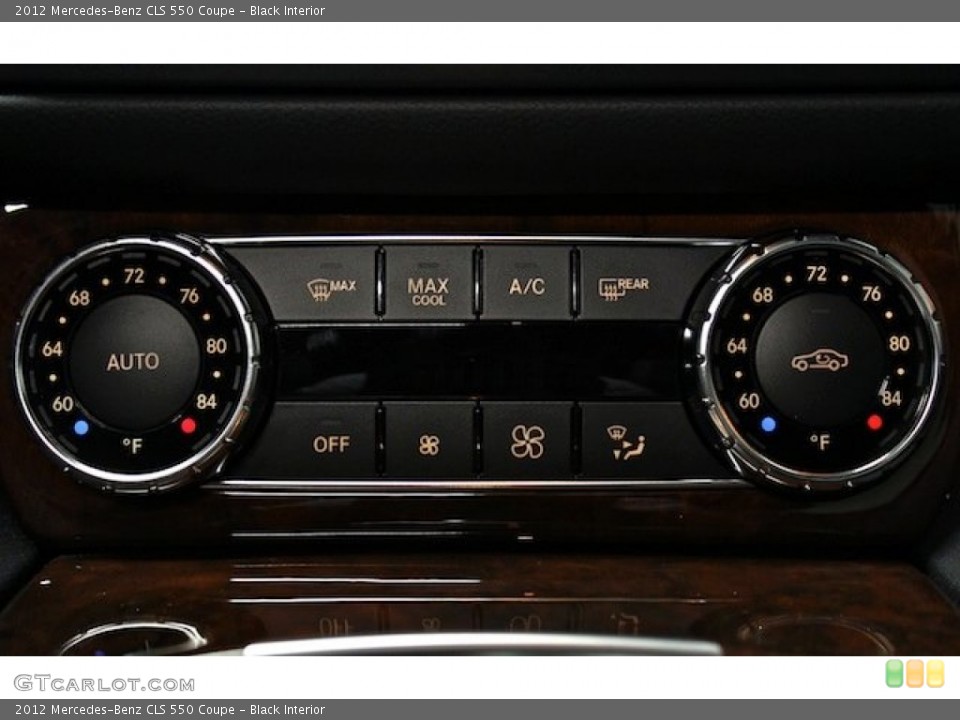 Black Interior Controls for the 2012 Mercedes-Benz CLS 550 Coupe #85146623