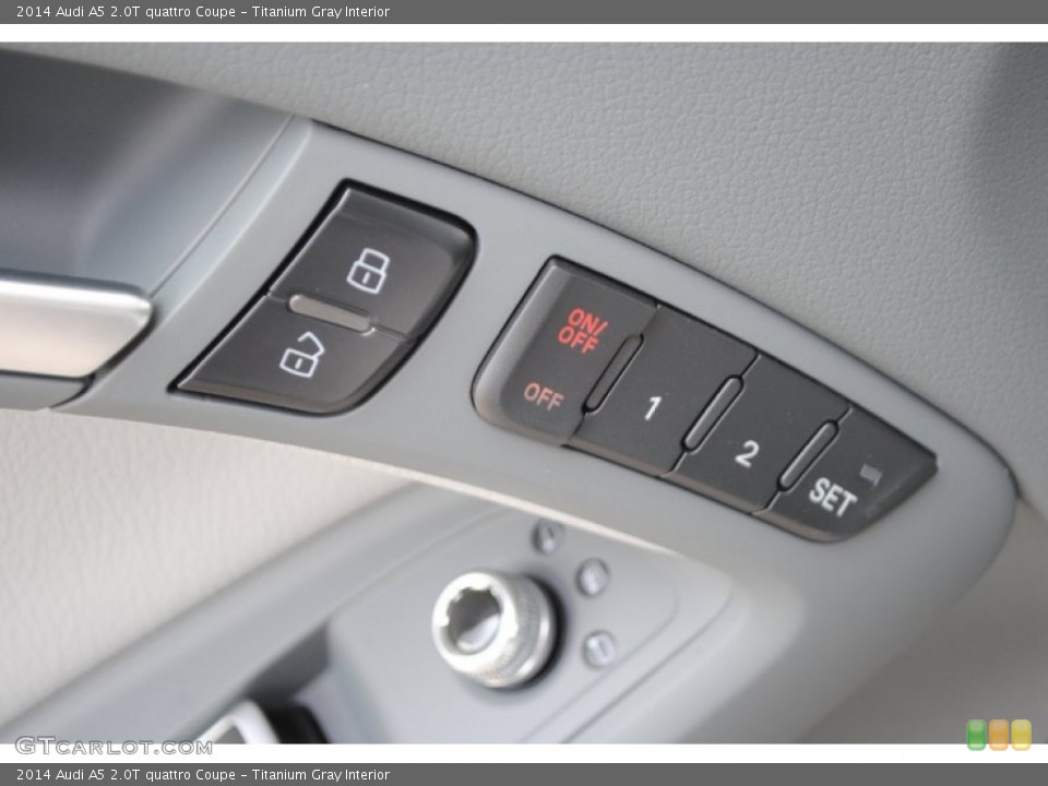 Titanium Gray Interior Controls for the 2014 Audi A5 2.0T quattro Coupe #85148027