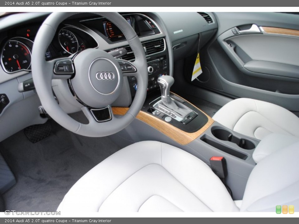 Titanium Gray 2014 Audi A5 Interiors