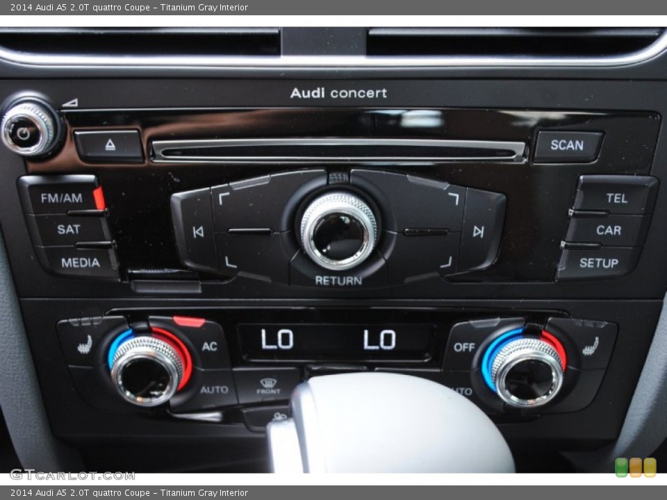 Titanium Gray Interior Controls for the 2014 Audi A5 2.0T quattro Coupe #85148219
