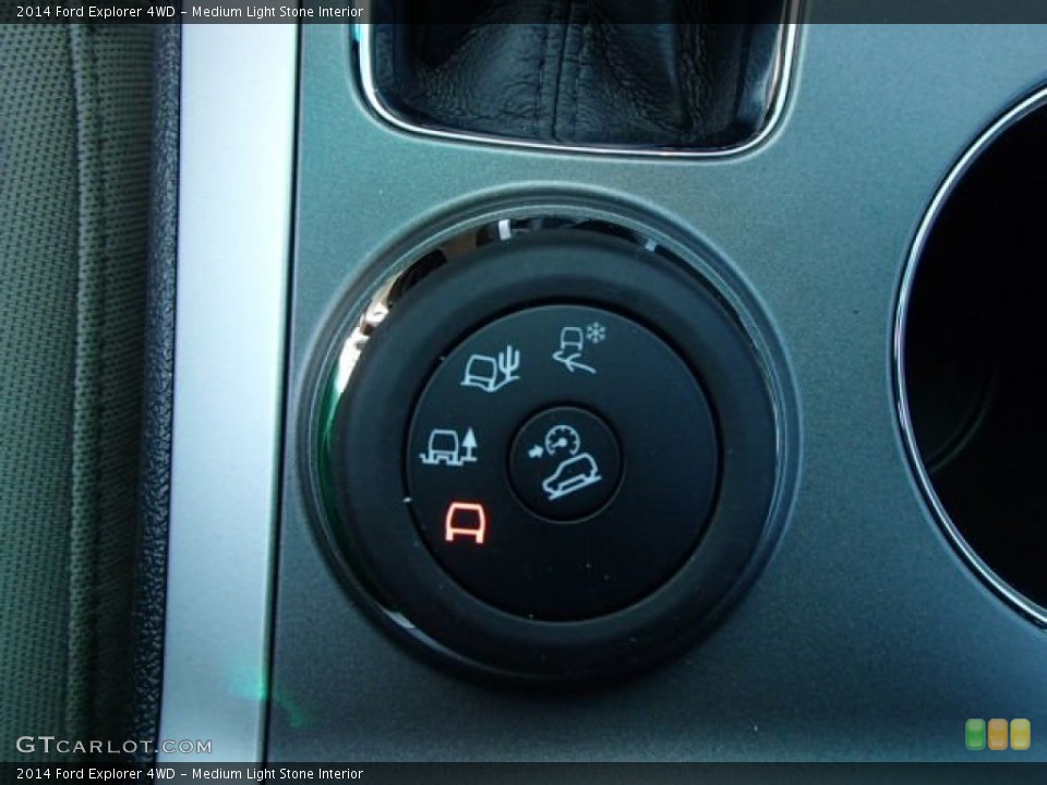 Medium Light Stone Interior Controls for the 2014 Ford Explorer 4WD #85148459