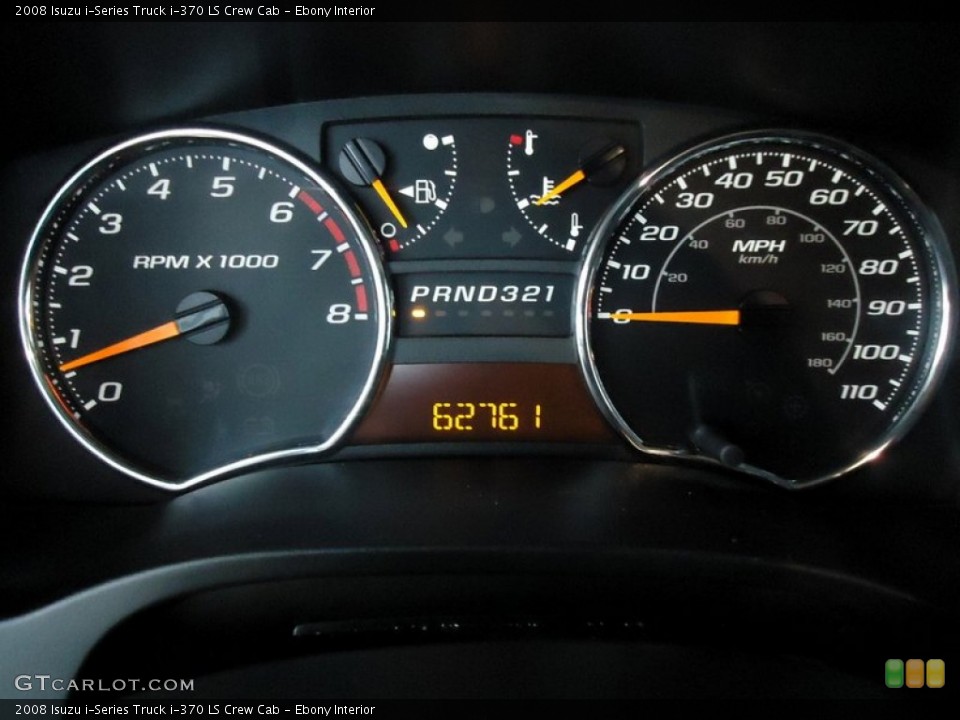 Ebony Interior Gauges for the 2008 Isuzu i-Series Truck i-370 LS Crew Cab #85148531