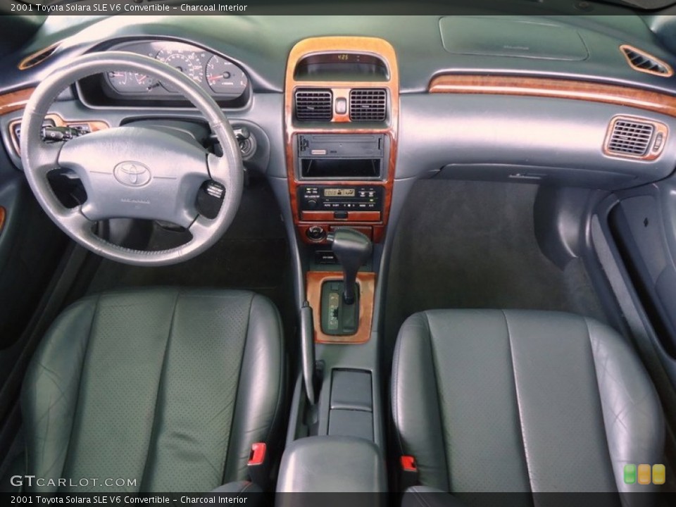 Charcoal Interior Photo for the 2001 Toyota Solara SLE V6 Convertible #85150823