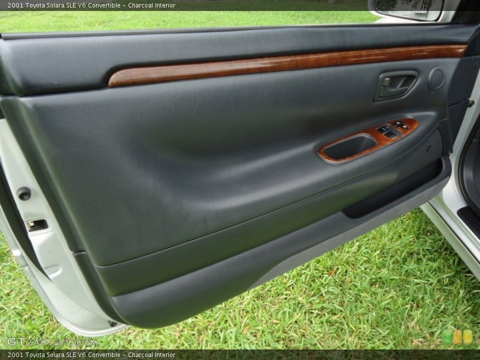 Charcoal Interior Door Panel For The 2001 Toyota Solara Sle