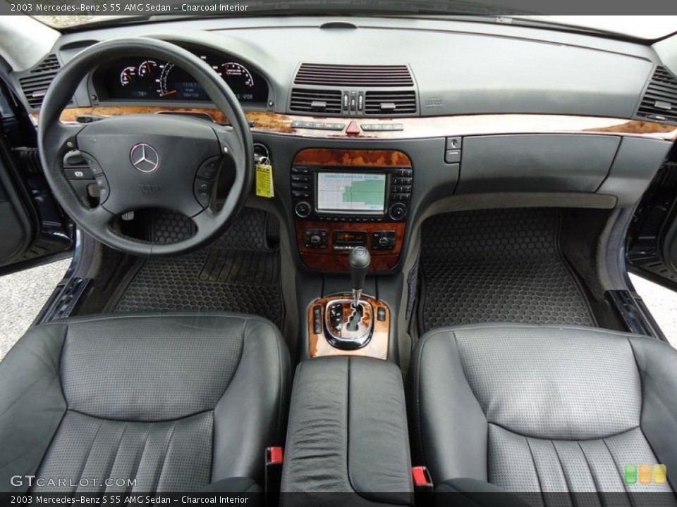 Charcoal Interior Dashboard for the 2003 Mercedes-Benz S 55 AMG Sedan #85154693