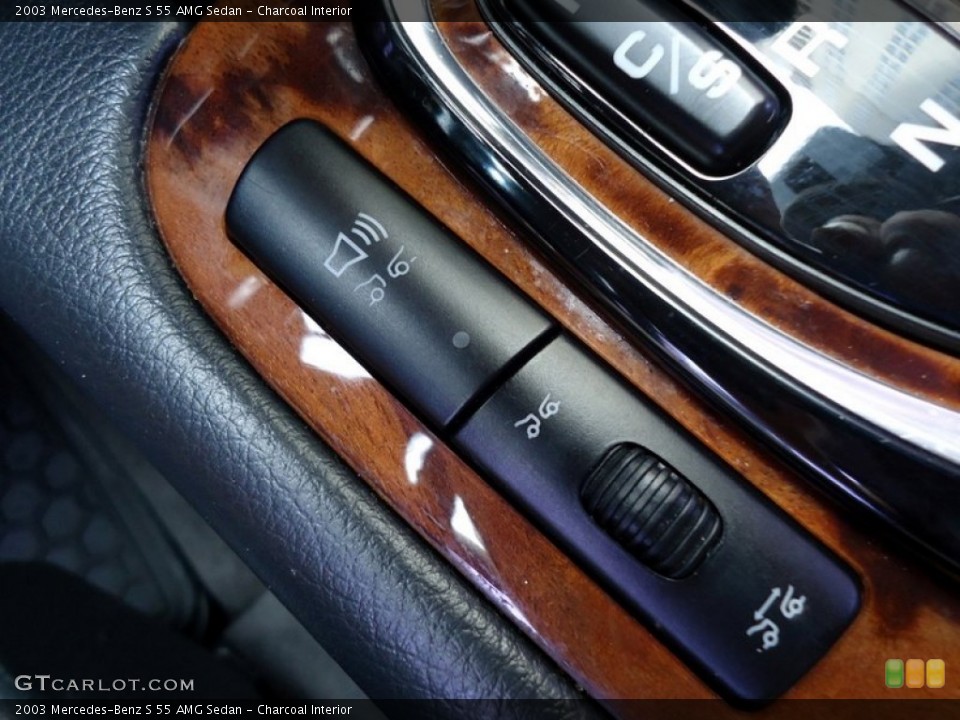 Charcoal Interior Controls for the 2003 Mercedes-Benz S 55 AMG Sedan #85154747