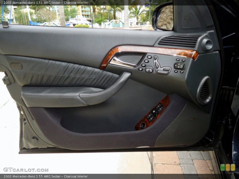Charcoal Interior Door Panel for the 2003 Mercedes-Benz S 55 AMG Sedan #85155725