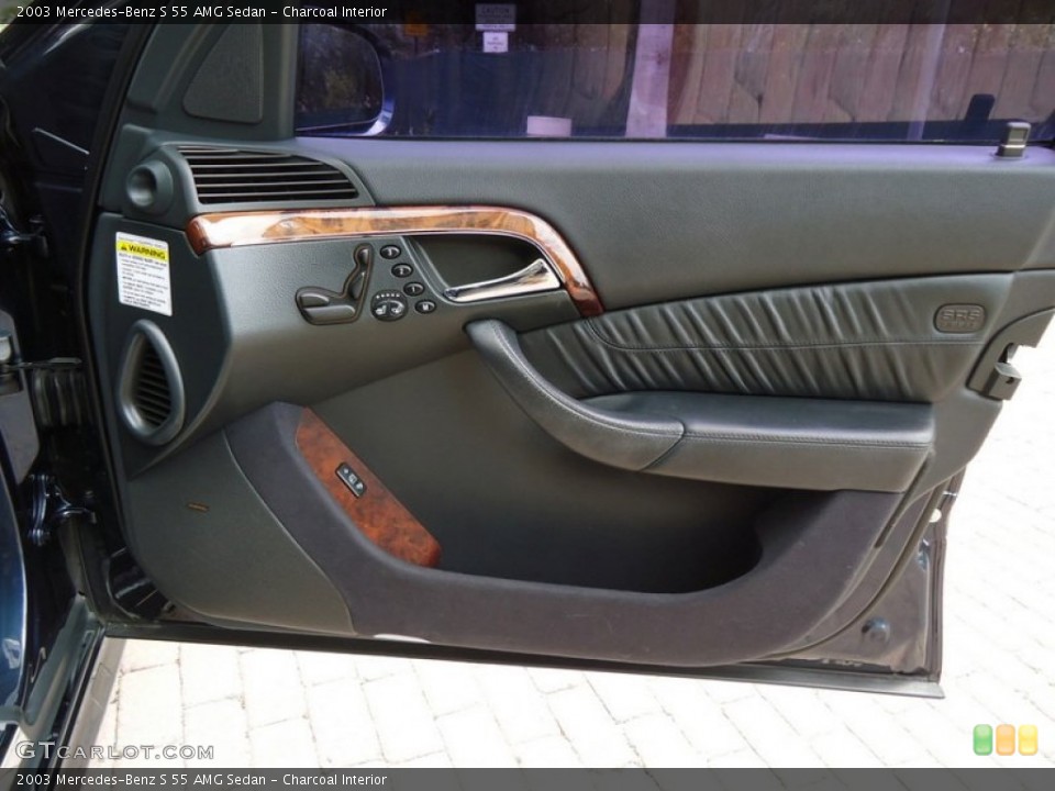 Charcoal Interior Door Panel for the 2003 Mercedes-Benz S 55 AMG Sedan #85155800