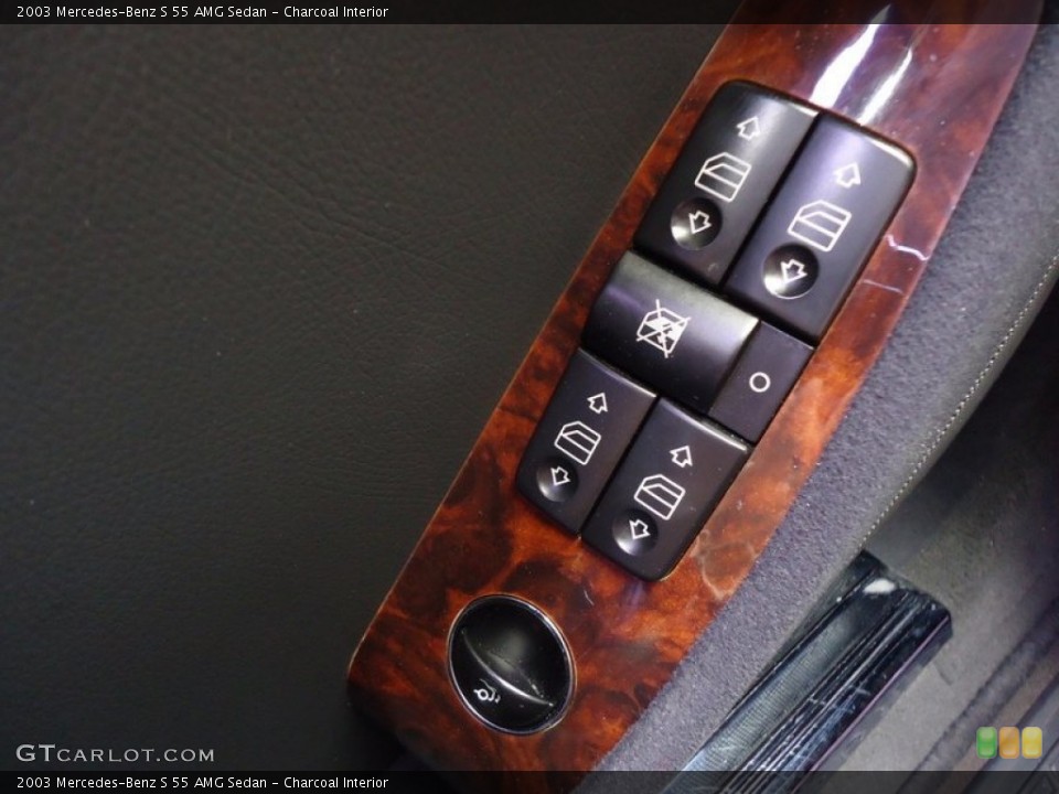 Charcoal Interior Controls for the 2003 Mercedes-Benz S 55 AMG Sedan #85155846