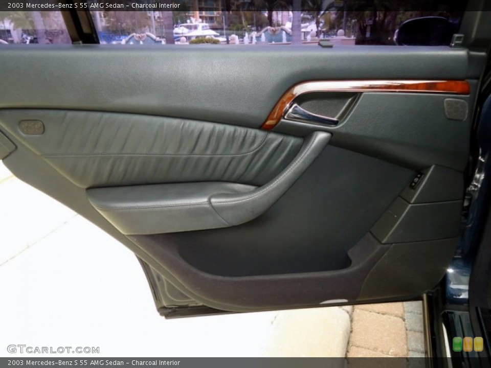 Charcoal Interior Door Panel for the 2003 Mercedes-Benz S 55 AMG Sedan #85156040