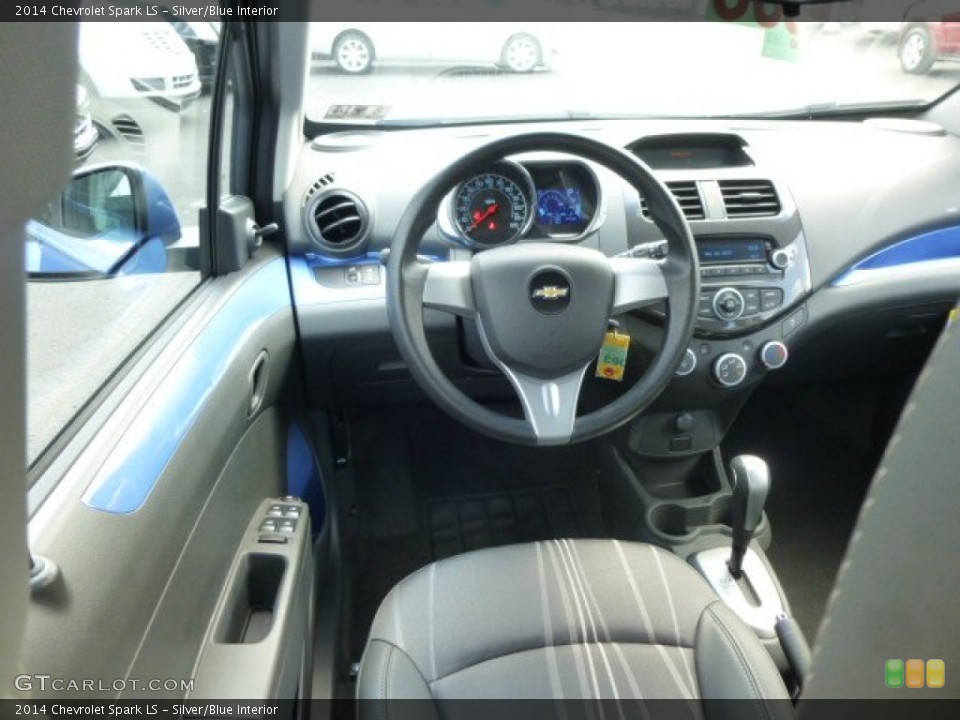 Silver/Blue Interior Dashboard for the 2014 Chevrolet Spark LS #85156295