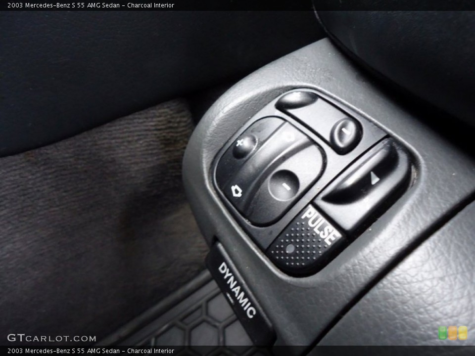 Charcoal Interior Controls for the 2003 Mercedes-Benz S 55 AMG Sedan #85156517