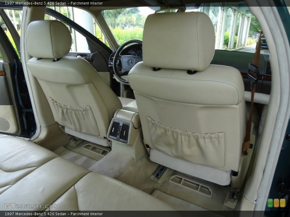 Parchment Interior Rear Seat for the 1997 Mercedes-Benz S 420 Sedan #85157366
