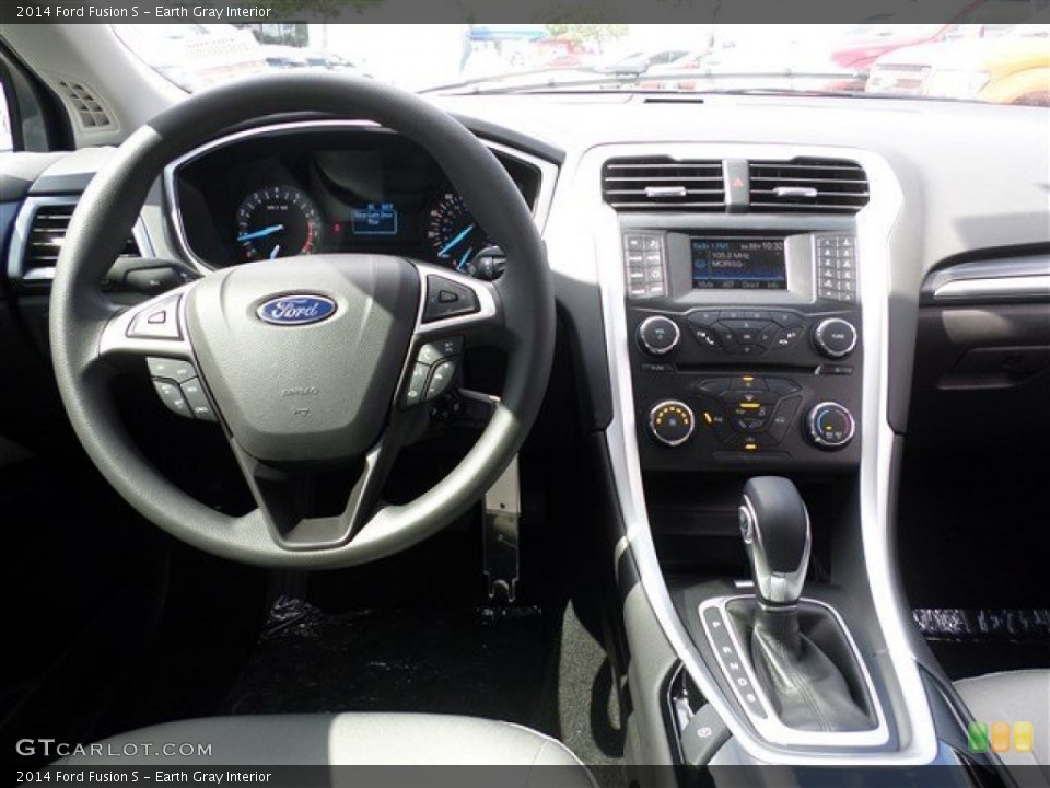 Earth Gray Interior Dashboard for the 2014 Ford Fusion S #85157609